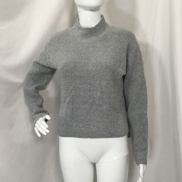 Cotton Emporium Mock Neck High Low Sweater (H6) - Picture 1 of 6